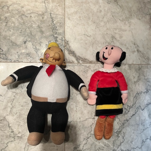 VTG 2000 Popeye's Wimpy Doll & 1999 Olive Oil Plush Doll Collectibles - Picture 4 of 7